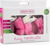 Furry Handcuffs - Pink - Handcuffs - Cuffs