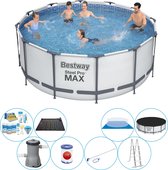 Steel Pro MAX Rond 366x122 cm - Zwembad Met Accessoires