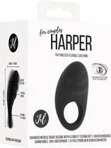 Harper - Black - Cock Rings - Luxury Vibrators