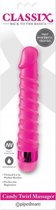 Classix Candy Twirl Massager - Pink - Massager & Wands