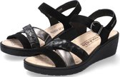 Mephisto Pietra - dames sandaal - zwart - maat 40 (EU) 6.5 (UK)