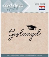 Card Deco Essentials - Clear Stamps - Geslaagd