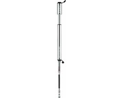 Lezyne CNC Gauge drive - Minipomp - Geschikt voor Presta en Schrader - Maat M - Aluminium - Zilver — afbeelding 5
