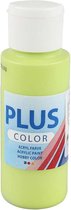 Plus Color Acrylverf, lime groen, 60 ml/ 1 fles