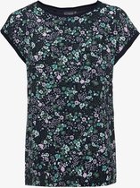 TwoDay dames T-shirt met bloemenprint - Blauw - Maat M