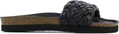 Mace Vrouwen Leren    Slippers /   - M1080 - Zwart - Maat 37