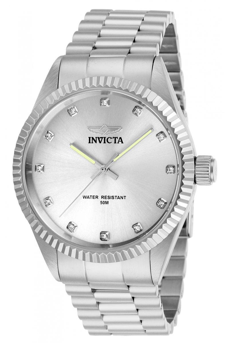 Invicta Specialty 29501 Heren Horloge - Waterdicht - Analoog - Quartz Uurwerk - Roestvrij Staal met zilveren Wijzerplaat - 43mm