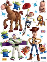 Disney muursticker Toy Story bruin, wit en paars - 600139 - 65 x 85 cm