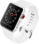 Colorfone Siliconen Apple Watch bandje wit - Geschikt voor Apple Watch 7 series (41mm)