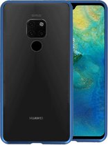 Magnetic Back Cover voor Huawei Mate 20 Blauw - Transparant