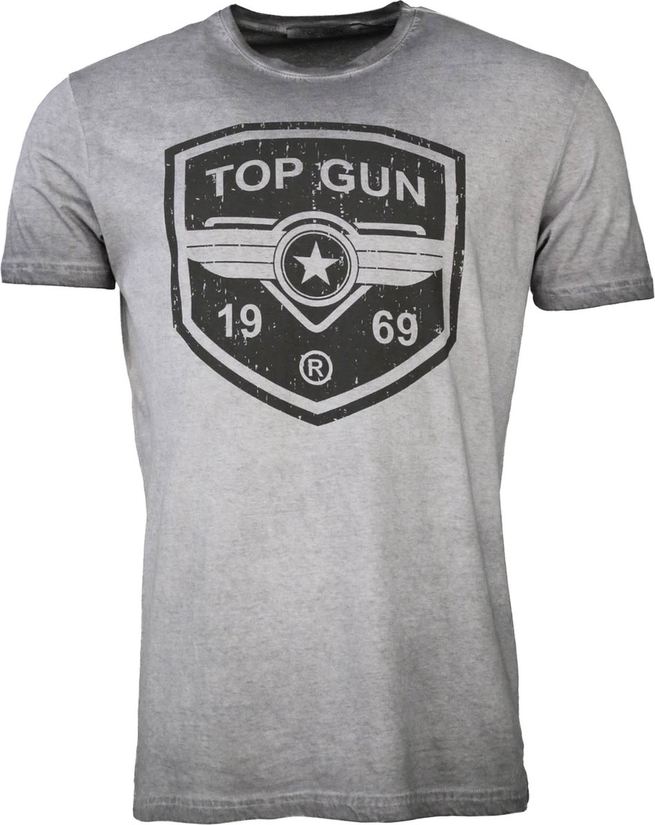 Top Gun T-shirt, ronde hals van katoen 