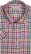 Giordano Korte mouw Overhemd - 106818 Rose (Maat: XXL)
