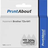 Huismerk Brother TZe-641 Tape Zwart op geel (18 mm)