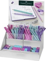 Sparkle display met potloden, Jumbo potloden, puntenslijpers en gummen FC-118218