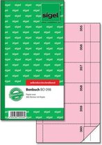 Sigel - bonboekje - Expres - zelf kopiërend - 10,5x20cm - 360 nrs - roze - SI-BO098