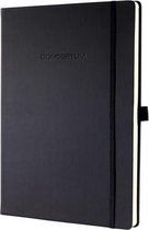 Sigel notitieboek - Conceptum Pure - A4 - zwart - hardcover - 194 pagina's - 80 grams - blanco - SI-CO110