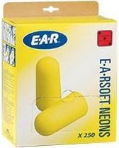 EAR Soft Yellow Neons - oordoppen - 250 paar -