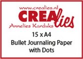 Crealies Basis A4 bullet journaling paper with dots (15x) CLBS108 A4