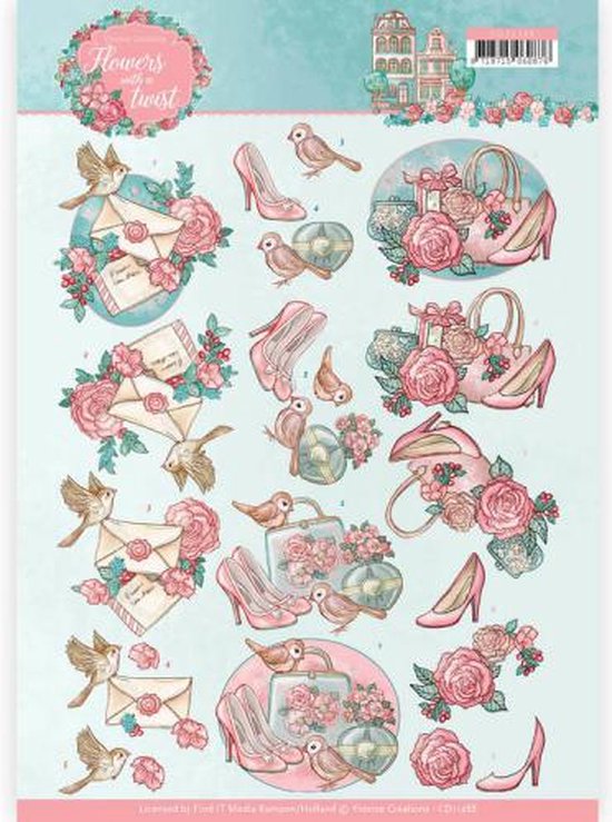 Flowers with a Twist Flowers with a Twist 3DKnipvel Yvonne Creations