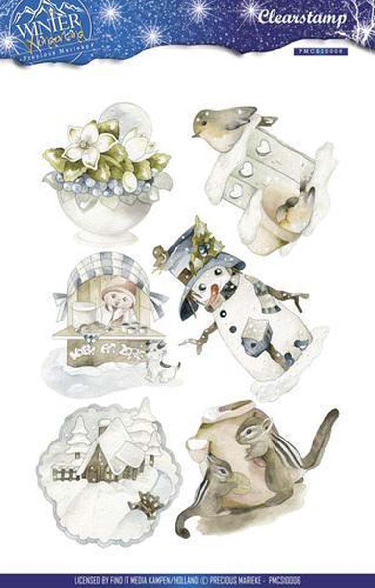 Clearstamp - Precious Marieke - Winter Wonderland