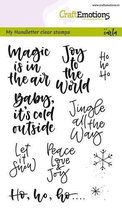 Clearstamps A6 Handlettering - Kerstwensen klein 1 (eng)