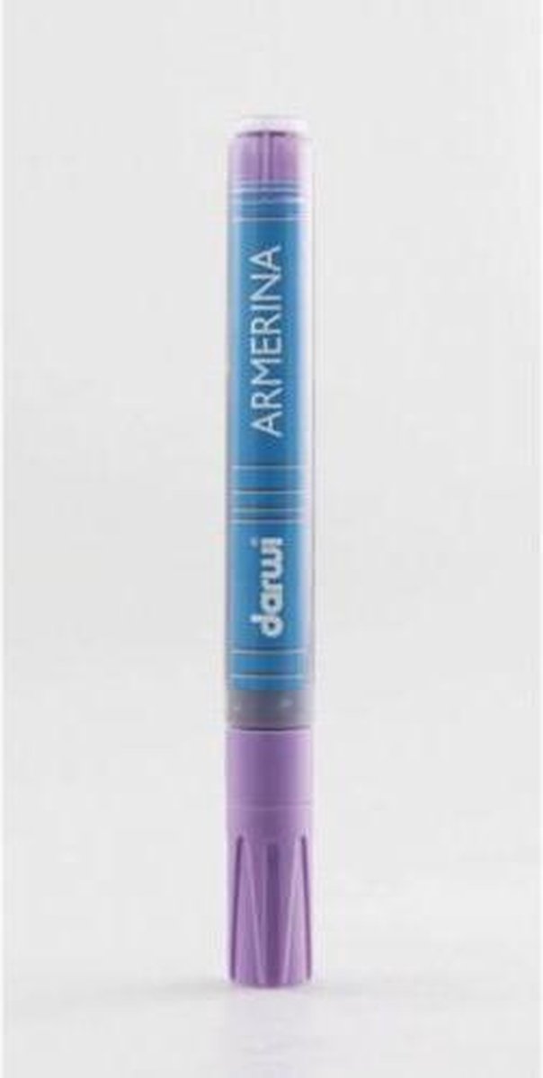Darwi Porseleinverf Stift Violet 2 mm punddikte 6 ml
