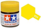 Tamiya X-24 Yellow Clear - Gloss - Acryl - 23ml Verf potje