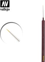 Vallejo P15001 Round Toray Brush - Triangular Handle - No. 1 Pense(e)l(en)