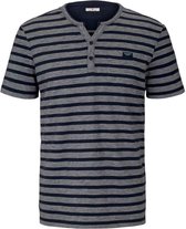 Tom Tailor Korte mouw T-shirt - 1020903 Blauw (Maat: L)
