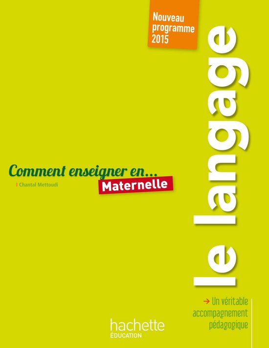 Comment enseigner le langage en maternelle - cover