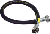 Gasslang - 40cm - rubberen flexibele gas slang - voor los staande apparaten