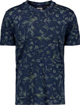 GARCIA Heren T-shirt Blauw - Maat XXL