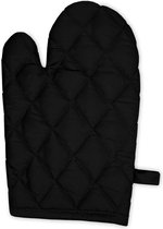 The One Ovenwanten Zwart set van 2 stuks