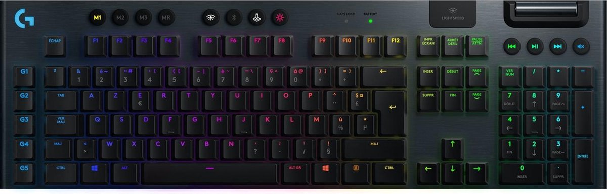 Logitech G915 LIGHTSPEED - Draadloos Mechanical Gaming Keyboard – Clicky - FRA Azerty