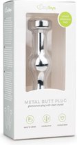 Metalen buttplug - zilverkleurig - Zilver - Sextoys - Anaal Toys - Dildo - Buttpluggen