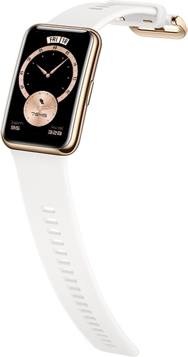 Huawei Watch Fit Elegant - Frosty White | bol.com