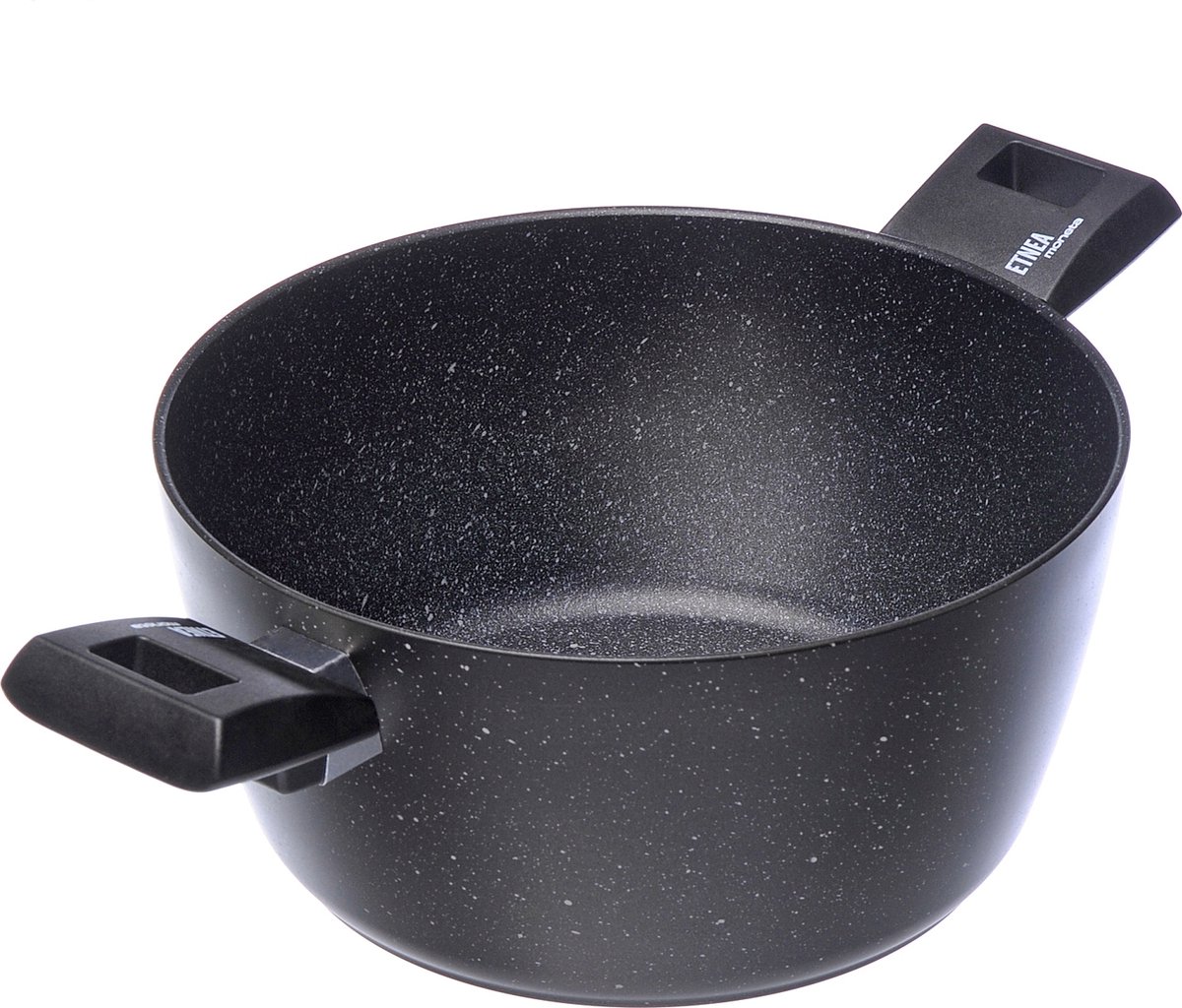 Moneta Etnea steelpan 4,5 l Rond Zwart