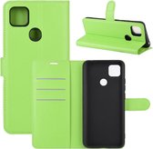 Book Case - Xiaomi Redmi 9C Hoesje - Groen