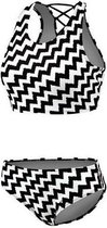 Beco Bikini Lady Collection B-cup Polyamide Zwart/wit Maat 40