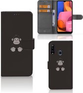 Telefoonhoesje Geschikt voor Samsung Galaxy A20s Wallet Book Case Verjaardagscadeau Gorilla