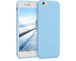 kwmobile telefoonhoesje geschikt voor Apple iPhone 6 / 6S - Hoesje voor smartphone - Back cover in duifblauw