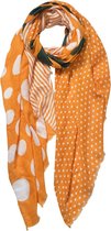 Clayre & Eef sjaal 80x180cm oranje
