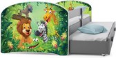 Peuterbed met Onderschuifbed 80x160 cm - Jungle bed - TÜV getest