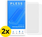 Samsung A52 Screenprotector 2x - Beschermglas Tempered Glass Cover - Pless®