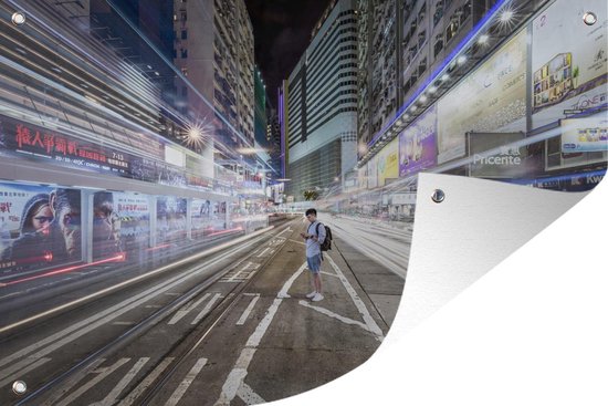 Tuinposter - Tuindoek - Tuinposters buiten - De snelheid van het licht