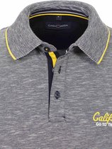 Casa Moda Polo Shirt Blauw Gemêleerd California - XXL