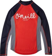O'Neill - UV Zwemshirt voor meisjes - Longsleeve - Skins - Koraalrood - maat 104cm