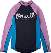 O'Neill - UV zwemshirt voor meisjes - Longsleeve - Skins - Donkerblauw - maat 116cm