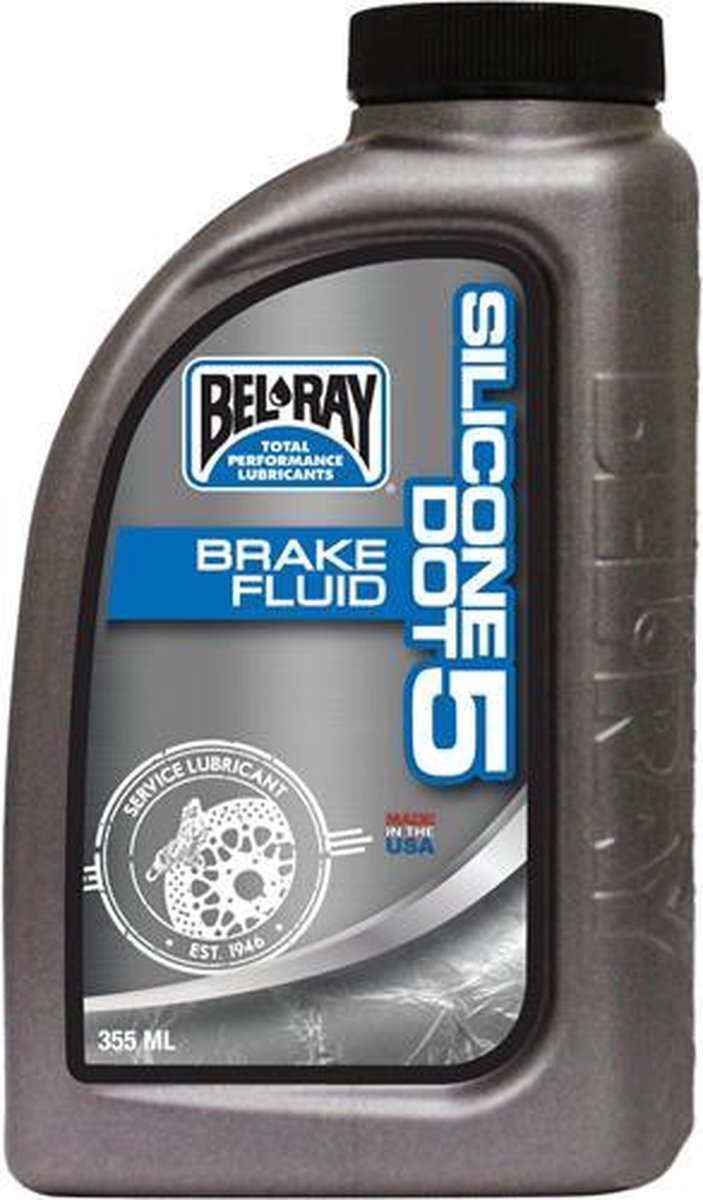 Bel-Ray Silicone DOT 5 Remvloeistof - 355 ml | Hoogwaardige siliconen remvloeistof voor maximale prestaties