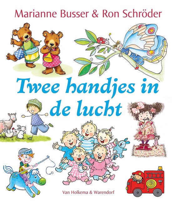 Cover van het boek 'Twee handjes in de lucht' van Marianne Busser